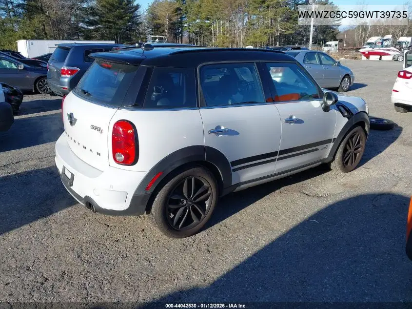2016 Mini Countryman Cooper S VIN: WMWZC5C59GWT39735 Lot: 44042530