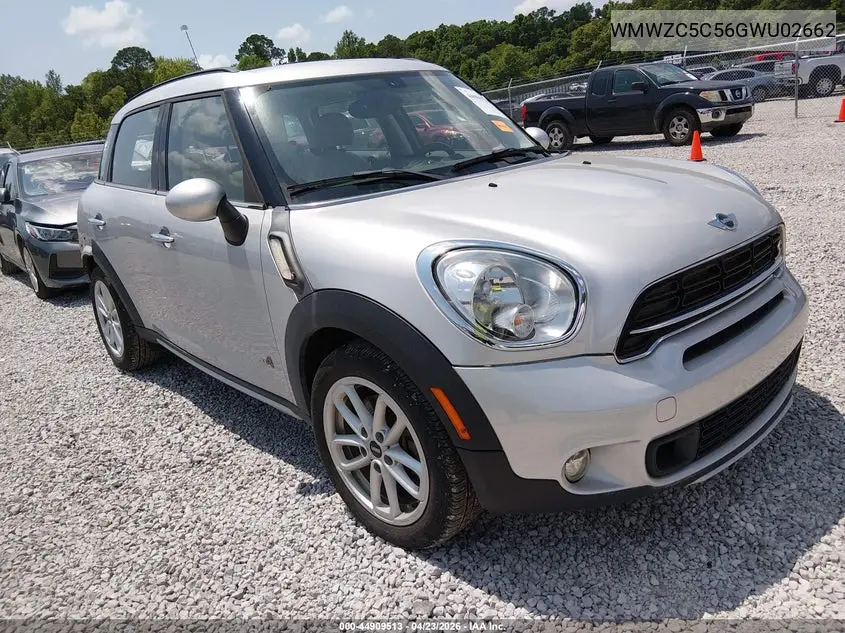 2016 Mini Countryman Cooper S VIN: WMWZC5C56GWU02662 Lot: 44909513