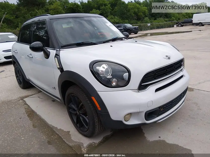2016 Mini Countryman Cooper S VIN: WMWZC5C55GWT39019 Lot: 44976901