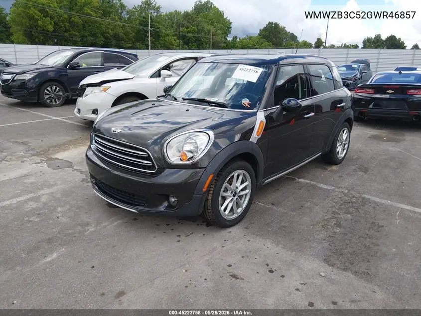 2016 Mini Countryman Cooper VIN: WMWZB3C52GWR46857 Lot: 45222758