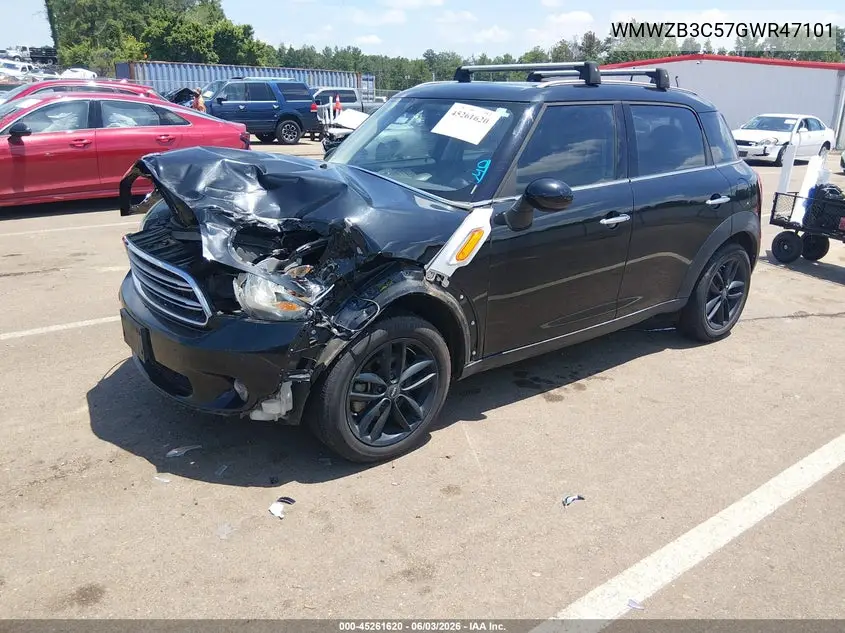 2016 Mini Countryman Cooper VIN: WMWZB3C57GWR47101 Lot: 45261620