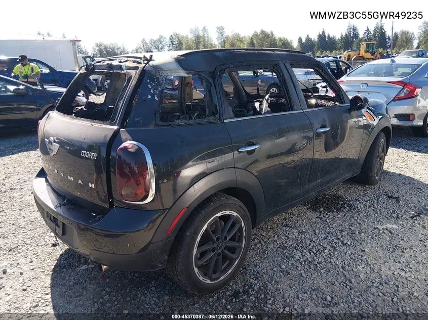2016 Mini Countryman Cooper VIN: WMWZB3C55GWR49235 Lot: 45370387