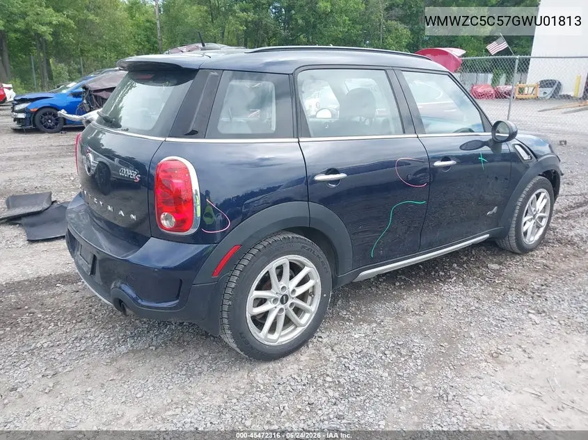 2016 Mini Countryman Cooper S VIN: WMWZC5C57GWU01813 Lot: 45472316