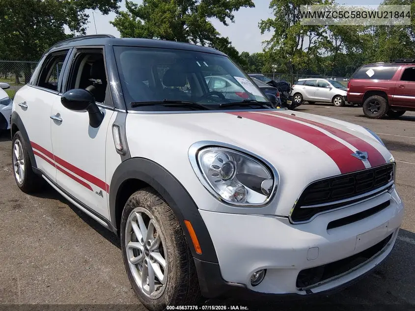 2016 Mini Countryman Cooper S VIN: WMWZC5C58GWU21844 Lot: 45637376
