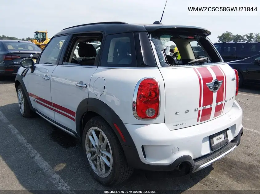 2016 Mini Countryman Cooper S VIN: WMWZC5C58GWU21844 Lot: 45637376