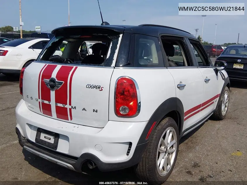 2016 Mini Countryman Cooper S VIN: WMWZC5C58GWU21844 Lot: 45637376