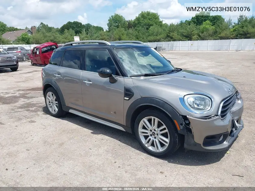 2017 Mini Countryman Cooper VIN: WMZYV5C33H3E01076 Lot: 45328034
