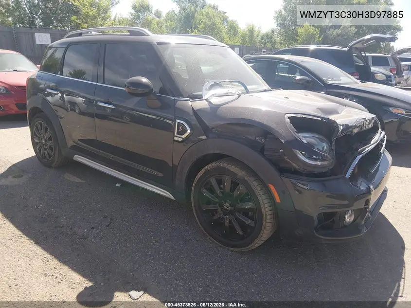 2017 Mini Countryman Cooper S VIN: WMZYT3C30H3D97885 Lot: 45373526