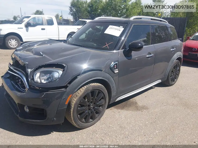 2017 Mini Countryman Cooper S VIN: WMZYT3C30H3D97885 Lot: 45373526
