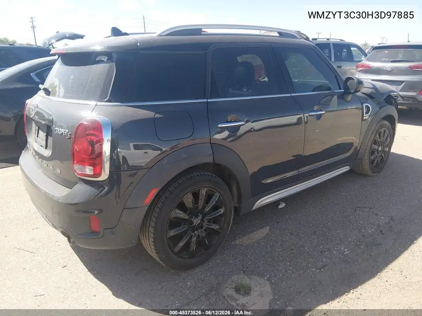 2017 Mini Countryman Cooper S VIN: WMZYT3C30H3D97885 Lot: 45373526