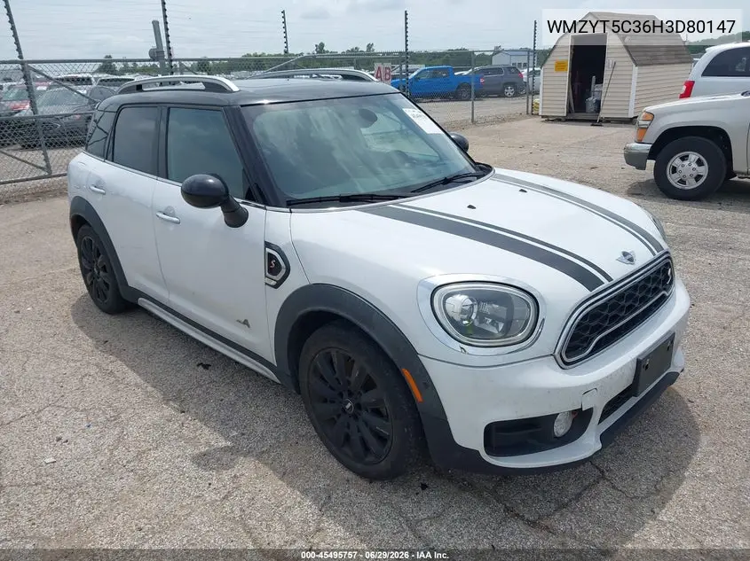 2017 Mini Countryman Cooper S VIN: WMZYT5C36H3D80147 Lot: 45495757