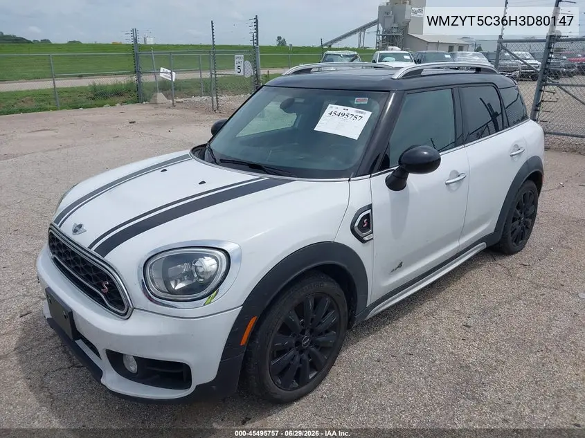 2017 Mini Countryman Cooper S VIN: WMZYT5C36H3D80147 Lot: 45495757