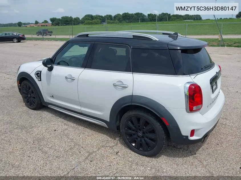 2017 Mini Countryman Cooper S VIN: WMZYT5C36H3D80147 Lot: 45495757
