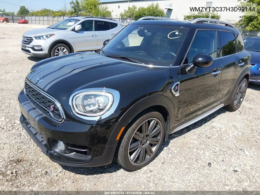 2017 Mini Countryman Cooper S VIN: WMZYT3C37H3D98144 Lot: 45615753
