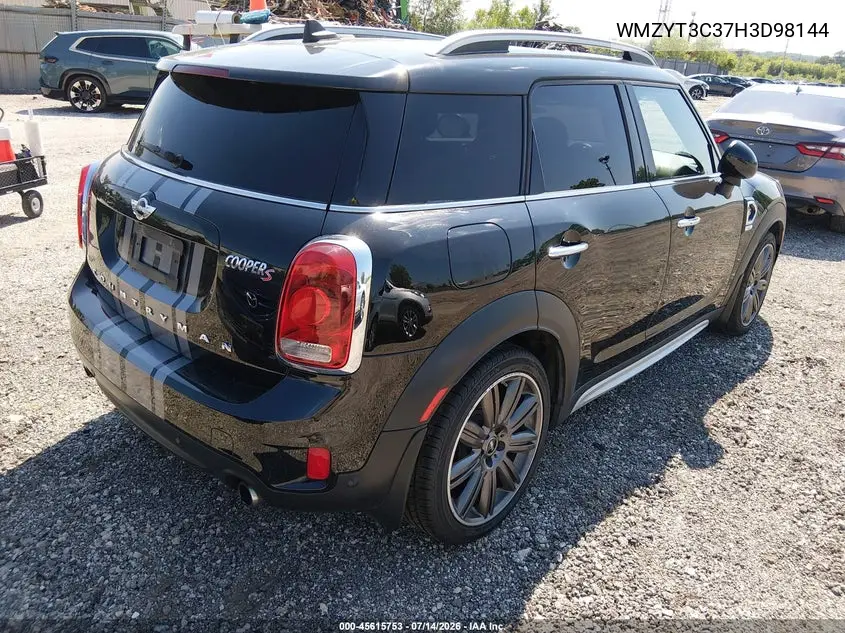 2017 Mini Countryman Cooper S VIN: WMZYT3C37H3D98144 Lot: 45615753