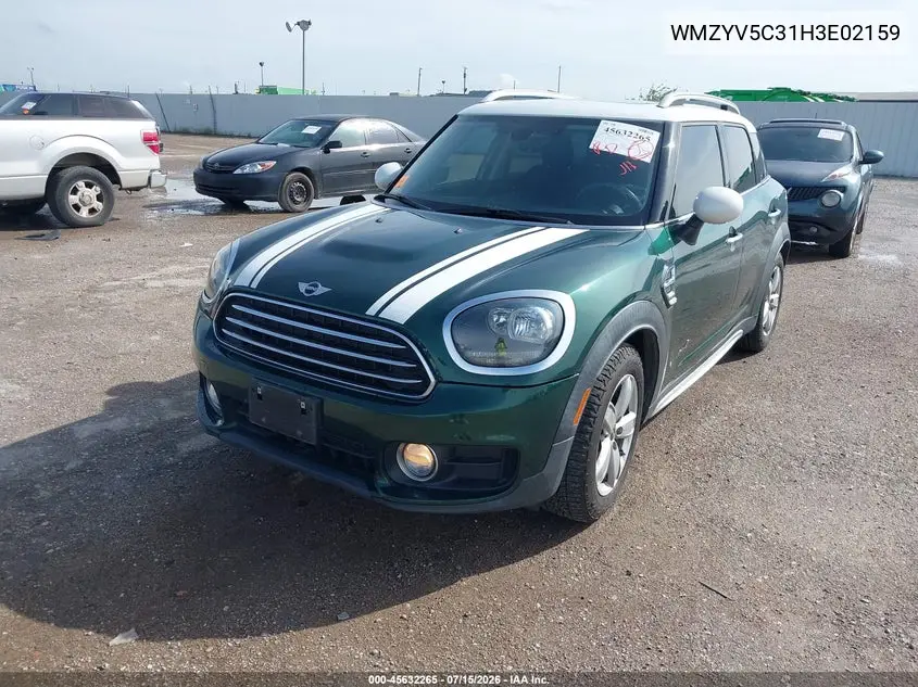 2017 Mini Countryman Cooper VIN: WMZYV5C31H3E02159 Lot: 45632265