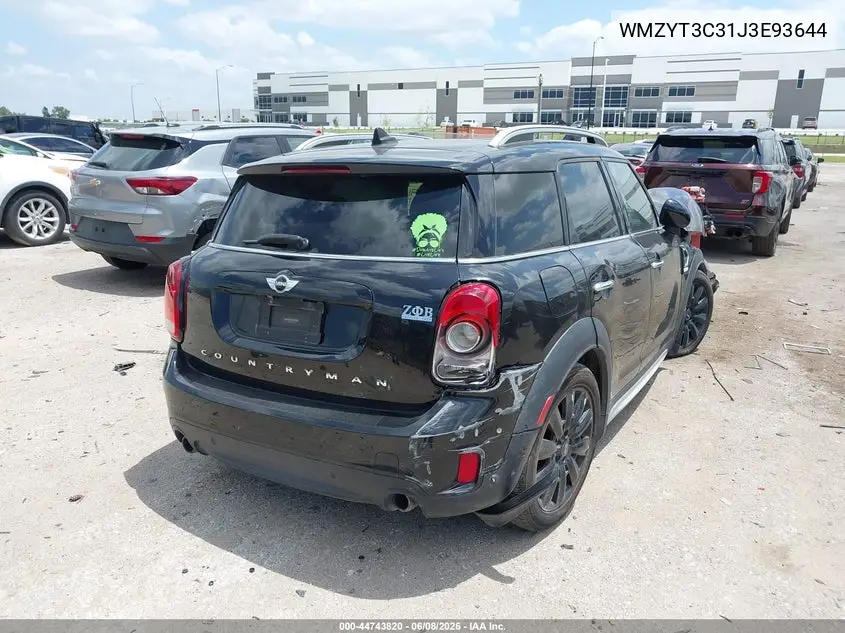 2018 Mini Countryman Cooper S VIN: WMZYT3C31J3E93644 Lot: 44743820