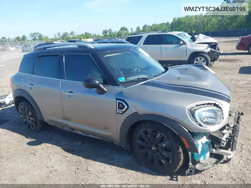 2018 Mini Countryman Cooper S VIN: WMZYT5C34J3E60195 Lot: 44827594