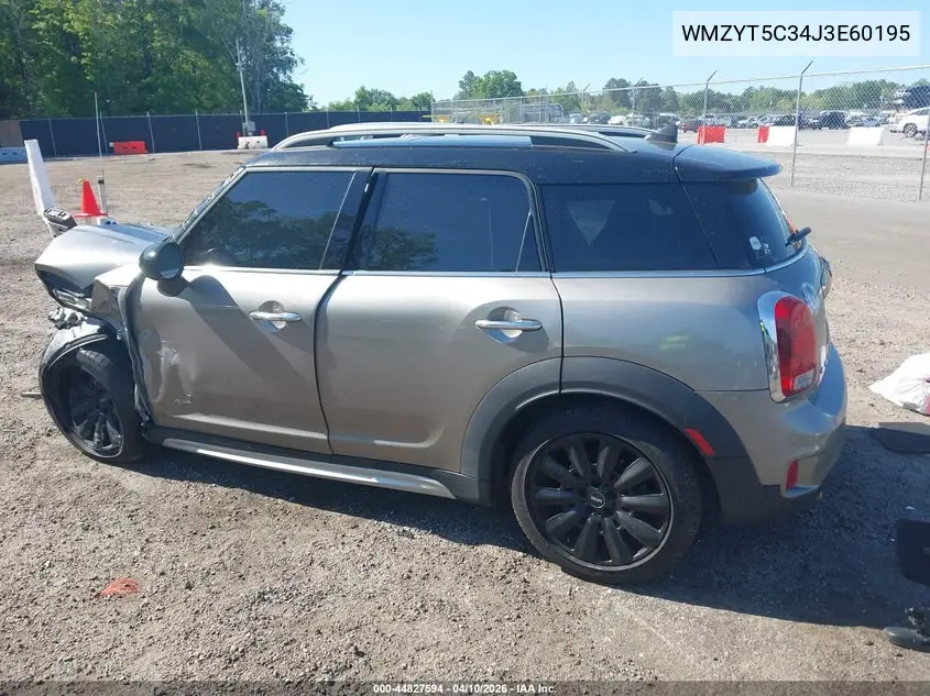 2018 Mini Countryman Cooper S VIN: WMZYT5C34J3E60195 Lot: 44827594