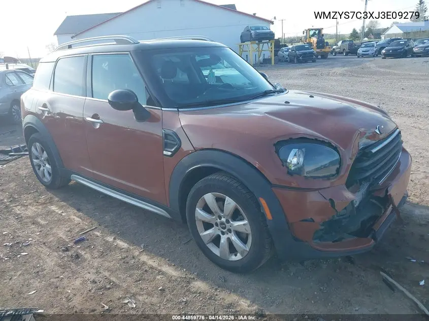 2018 Mini Countryman Cooper VIN: WMZYS7C3XJ3E09279 Lot: 44859776