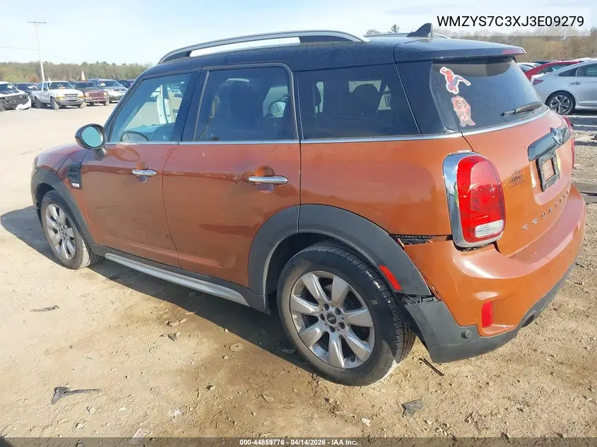 2018 Mini Countryman Cooper VIN: WMZYS7C3XJ3E09279 Lot: 44859776