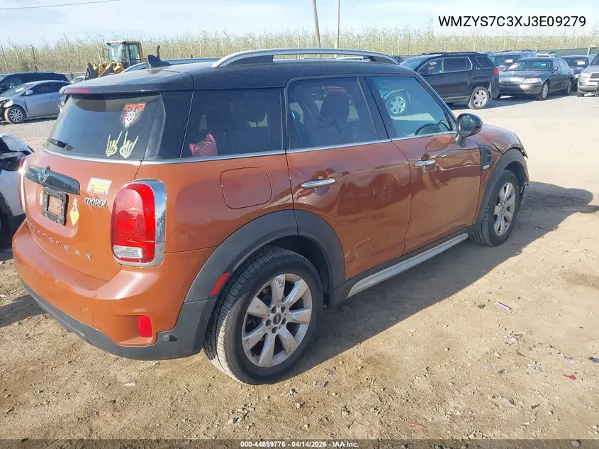 2018 Mini Countryman Cooper VIN: WMZYS7C3XJ3E09279 Lot: 44859776