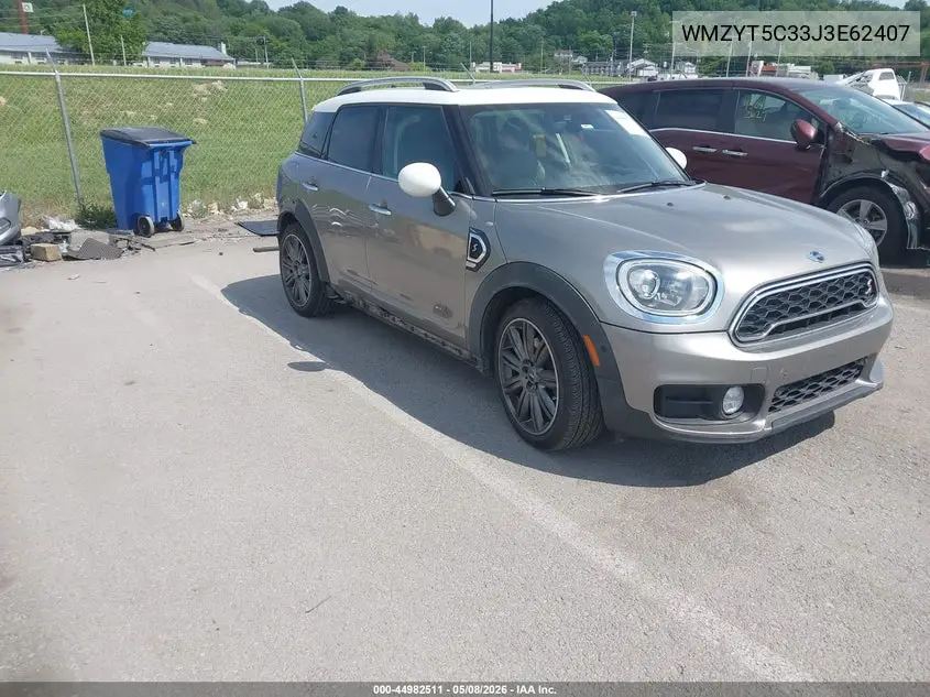2018 Mini Countryman Cooper S VIN: WMZYT5C33J3E62407 Lot: 44982511