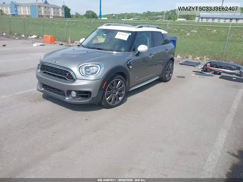 2018 Mini Countryman Cooper S VIN: WMZYT5C33J3E62407 Lot: 44982511