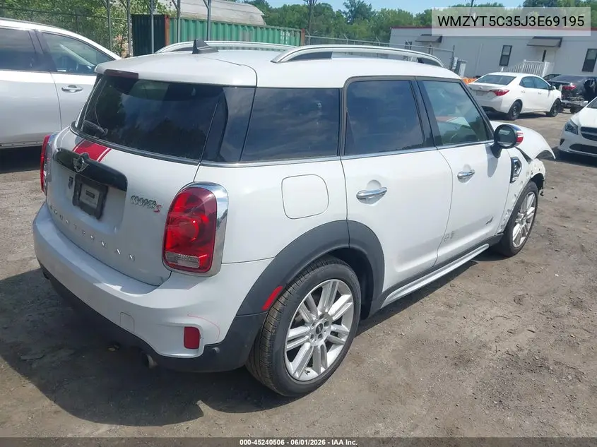 2018 Mini Countryman Cooper S VIN: WMZYT5C35J3E69195 Lot: 45240506