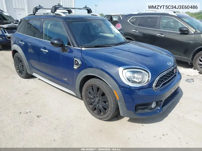 2018 Mini Countryman Cooper S VIN: WMZYT5C34J3E60486 Lot: 45309317