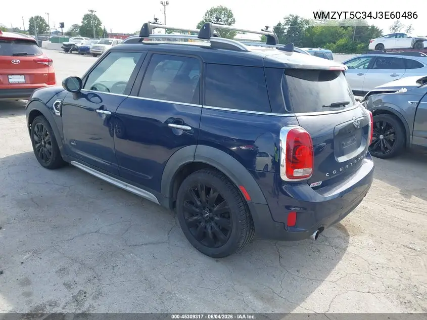 2018 Mini Countryman Cooper S VIN: WMZYT5C34J3E60486 Lot: 45309317