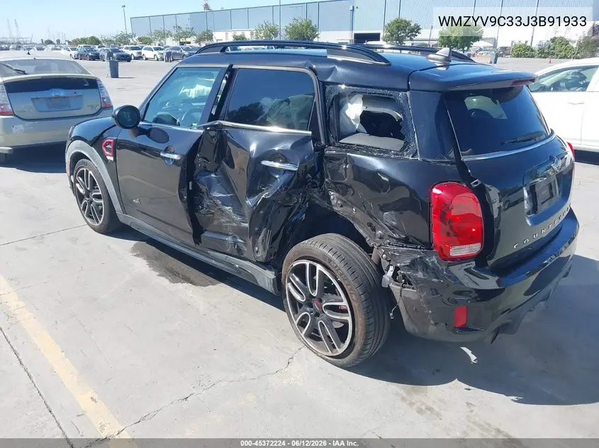2018 Mini Countryman John Cooper Works VIN: WMZYV9C33J3B91933 Lot: 45372224