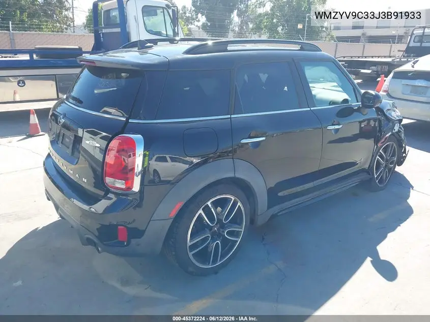 2018 Mini Countryman John Cooper Works VIN: WMZYV9C33J3B91933 Lot: 45372224
