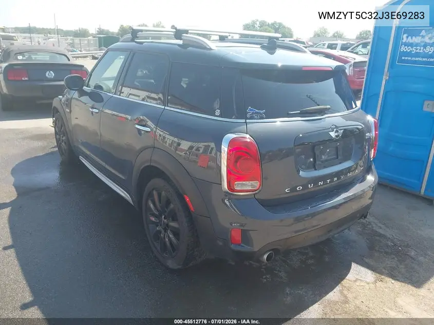 2018 Mini Countryman Cooper S VIN: WMZYT5C32J3E69283 Lot: 45512776