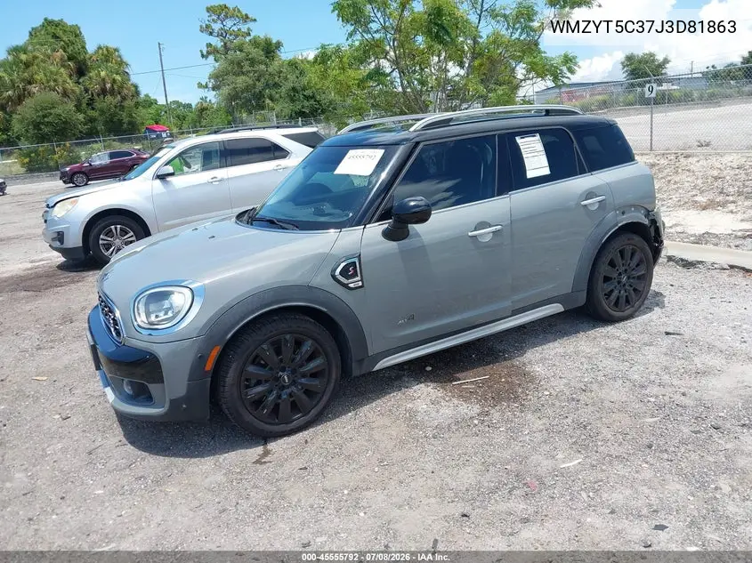 2018 Mini Countryman Cooper S VIN: WMZYT5C37J3D81863 Lot: 45555792