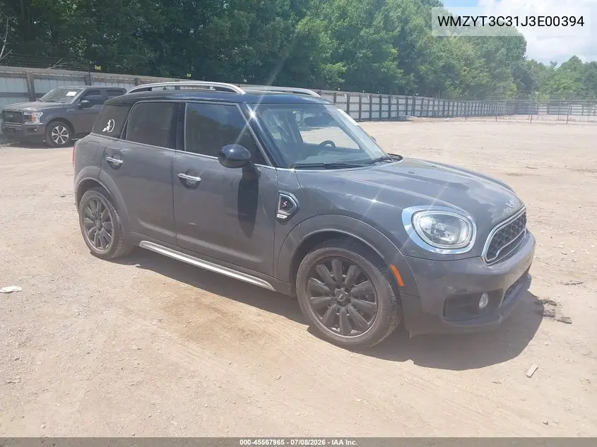 2018 Mini Countryman Cooper S VIN: WMZYT3C31J3E00394 Lot: 45567965