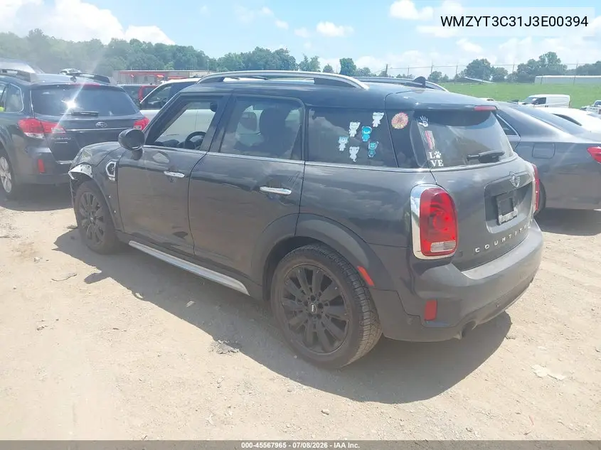 2018 Mini Countryman Cooper S VIN: WMZYT3C31J3E00394 Lot: 45567965