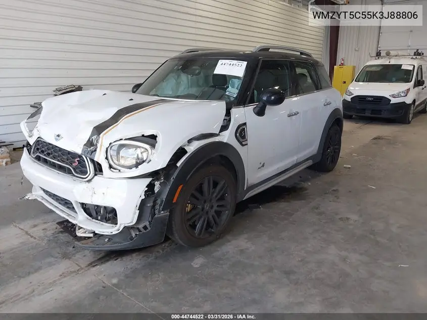 2019 Mini Countryman Cooper S VIN: WMZYT5C55K3J88806 Lot: 44744522
