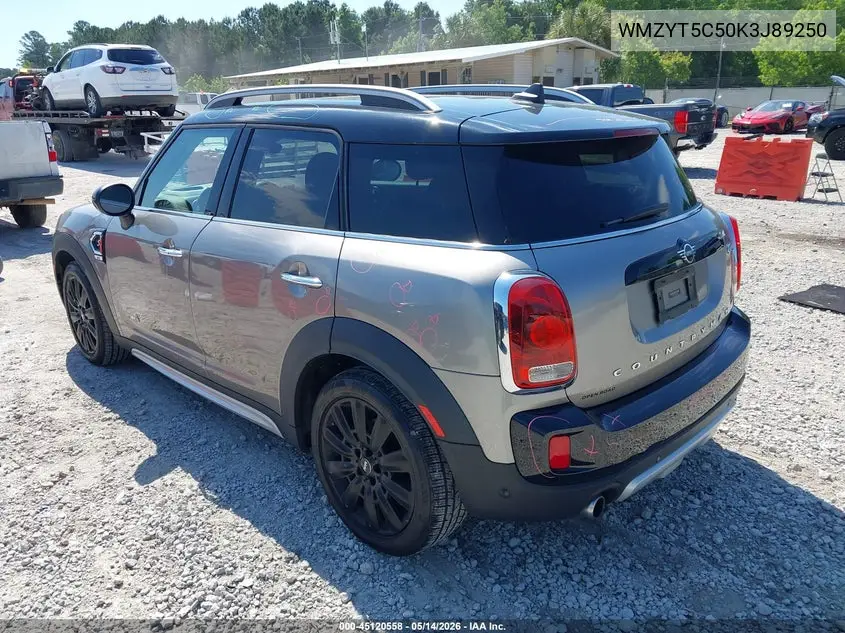 2019 Mini Countryman Cooper S VIN: WMZYT5C50K3J89250 Lot: 45120558