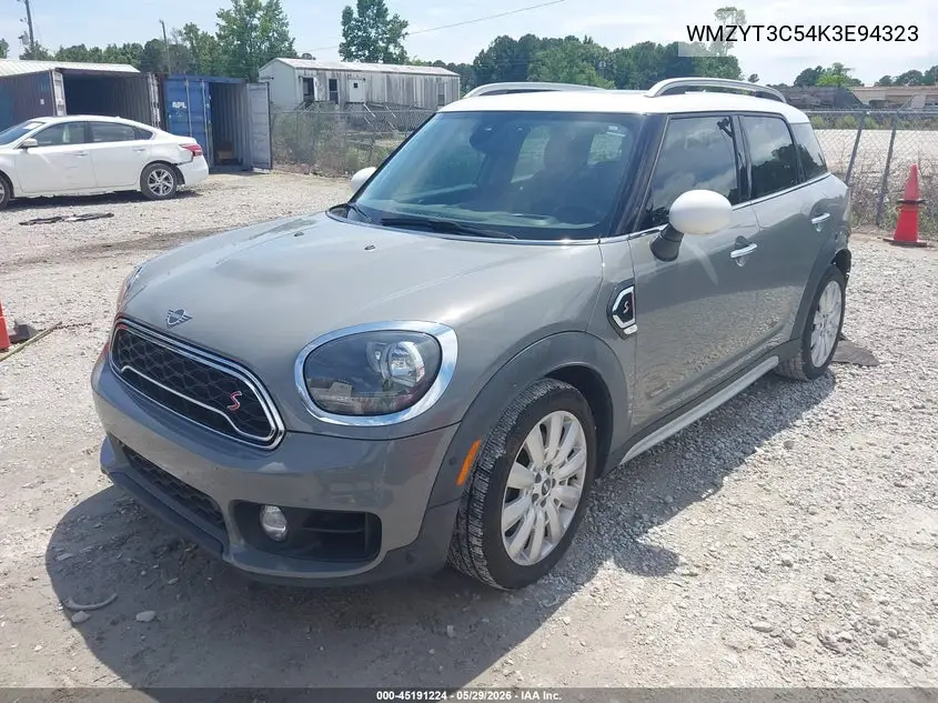 2019 Mini Countryman Cooper S VIN: WMZYT3C54K3E94323 Lot: 45191224