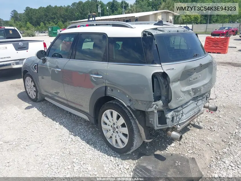 2019 Mini Countryman Cooper S VIN: WMZYT3C54K3E94323 Lot: 45191224