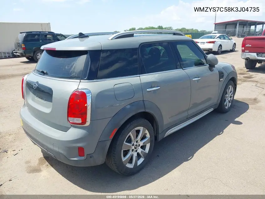 2019 Mini Countryman Cooper VIN: WMZYS7C58K3J04735 Lot: 45195886