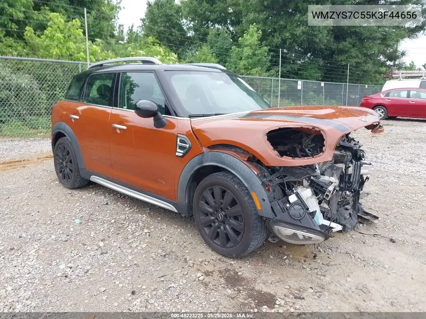 2019 Mini Countryman Cooper VIN: WMZYS7C55K3F44656 Lot: 45223225