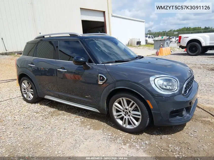 2019 Mini Countryman Cooper S VIN: WMZYT5C57K3G91126 Lot: 45254513