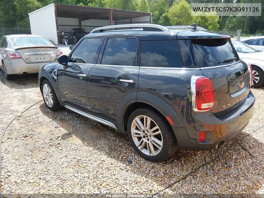 2019 Mini Countryman Cooper S VIN: WMZYT5C57K3G91126 Lot: 45254513