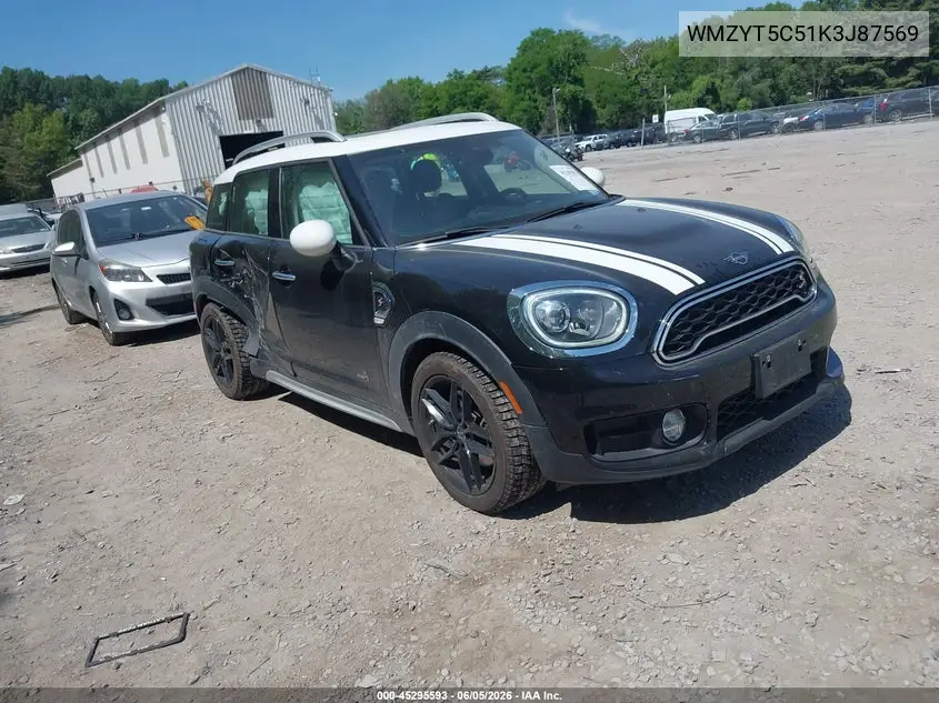 2019 Mini Countryman Cooper S VIN: WMZYT5C51K3J87569 Lot: 45295593