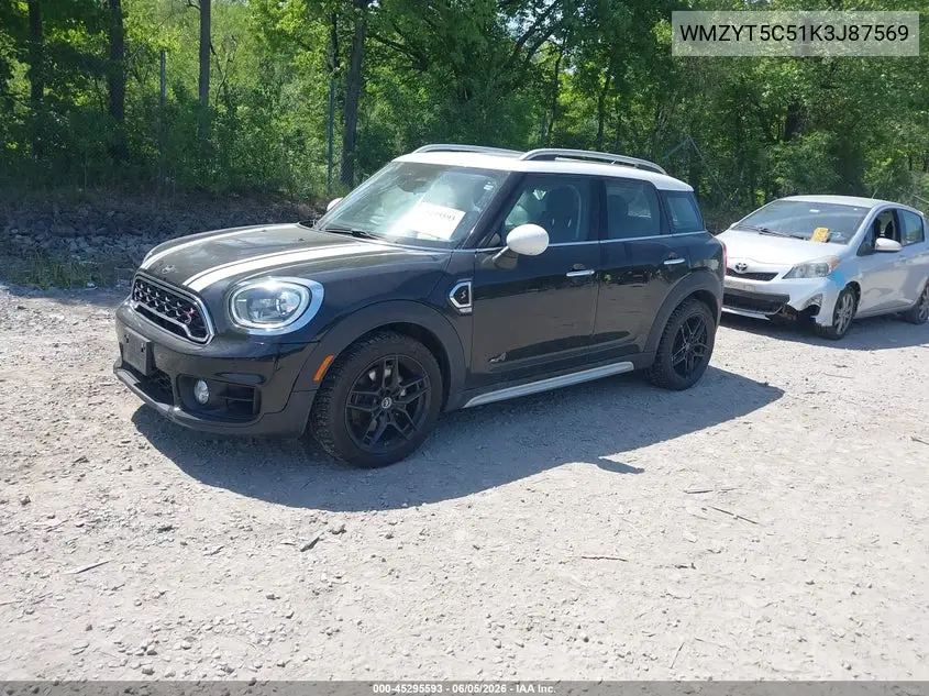 2019 Mini Countryman Cooper S VIN: WMZYT5C51K3J87569 Lot: 45295593