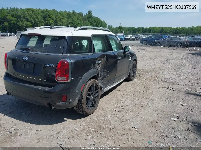 2019 Mini Countryman Cooper S VIN: WMZYT5C51K3J87569 Lot: 45295593