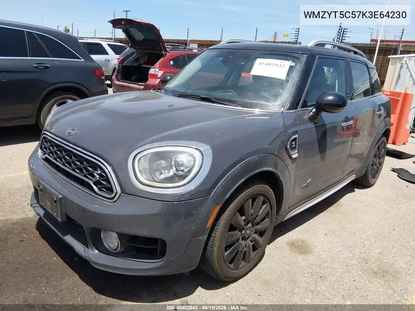 2019 Mini Countryman Cooper S VIN: WMZYT5C57K3E64230 Lot: 45402942