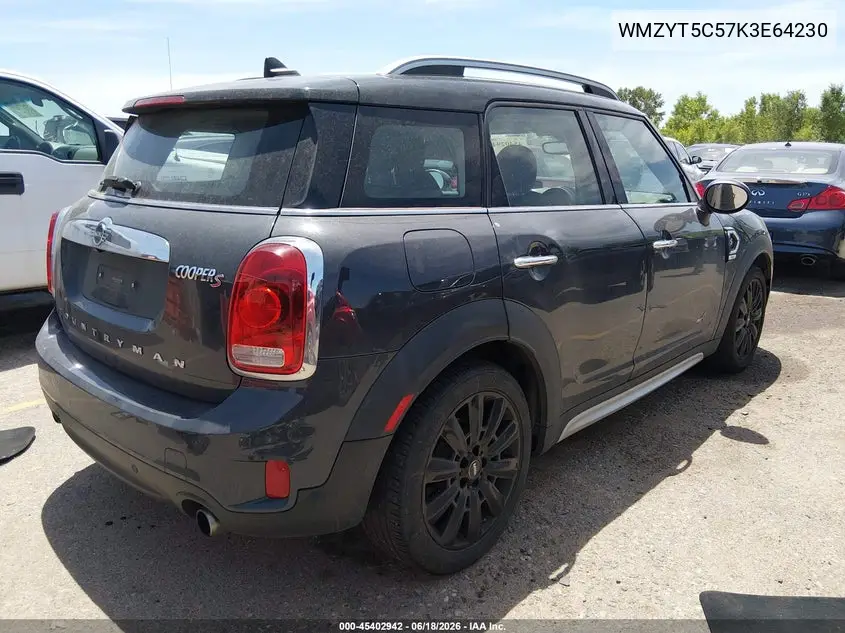 2019 Mini Countryman Cooper S VIN: WMZYT5C57K3E64230 Lot: 45402942